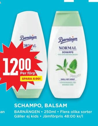 Willys Schampo, balsam erbjuda