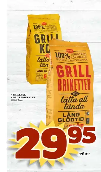• grillkol • grillbriketter