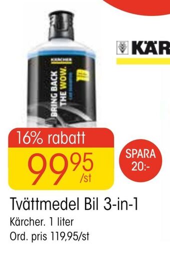 EKO Tvättmedel Bil 3-in-1 erbjuda