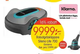 EKO Robotgräsklippare Sileno Life 700 erbjuda