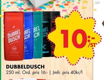 ÖoB Dubbeldusch erbjuda