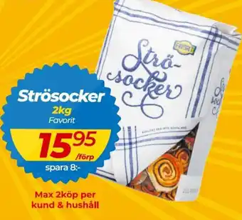 Favorit Strösocker 2kg
