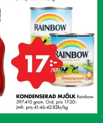 Rainbow kondenserad mjölk