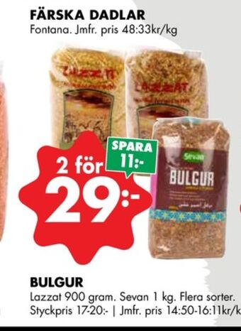 ÖoB Lazzat bulgur erbjuda