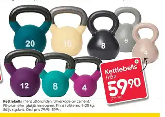Bestway kettlebells