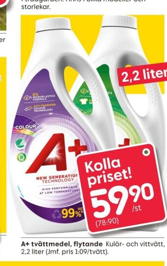 Rusta A+ tvättmedel flytande erbjuda