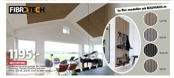 Bauhaus Fibrotech akustikpanel erbjuda