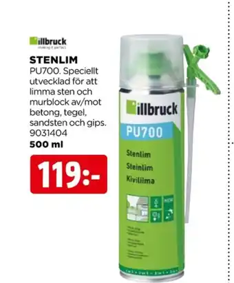 Jem&Fix Illbruck stenlim erbjuda