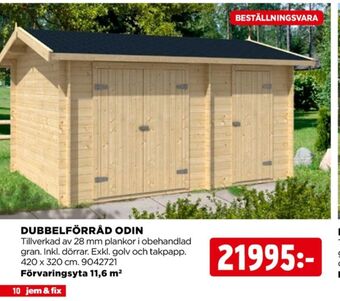 Jem&Fix Heco förråd erbjuda