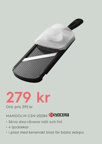 Electrolux Home Kyocera mandolin erbjuda