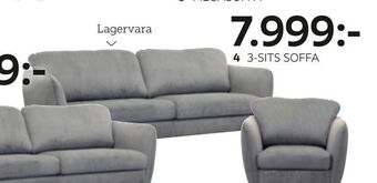 XXXLutz 3-sits soffa erbjuda