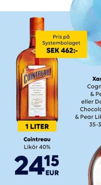 Border Shop Cointreau likör erbjuda