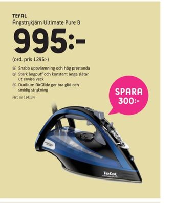 Elon Tefal strykjärn erbjuda