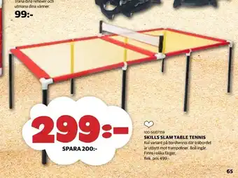 Lekia Skills slam table tennis erbjuda