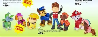 Lekia Paw patrol movie figurset 8-pack erbjuda