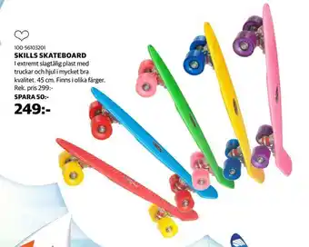 Lekia Skills skateboard erbjuda