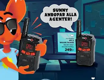Spy x walkie talkies