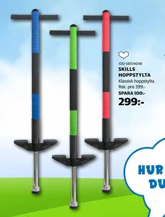 Lekia Skills hoppstylta erbjuda