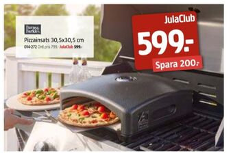 Jula Burns & barkles pizzasten erbjuda