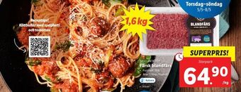 Lidl Färsk blandfärs erbjuda