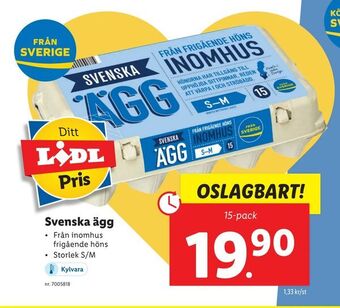 Lidl Svenska ägg erbjuda