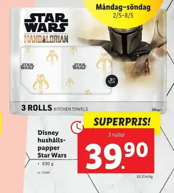 Disney hushållspapper Star Wars