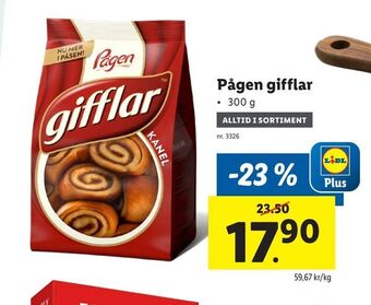 Lidl Pågen gifflar erbjuda
