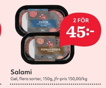 Hemköp Gøl salami erbjuda