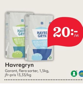 Hemköp Garant havregryn erbjuda
