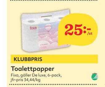 Hemköp Fixa toalettpapper erbjuda