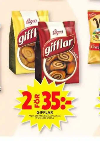 ICA Maxi Coop gifflar erbjuda