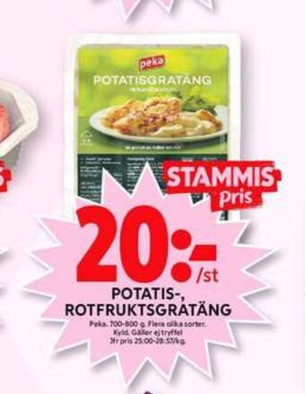 ICA Maxi Peka potatisgratäng erbjuda