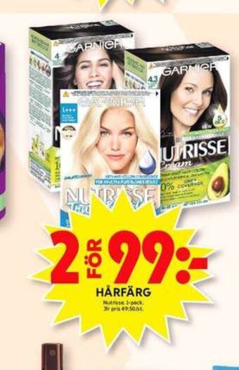 ICA Maxi Nutrisse hårfärg erbjuda