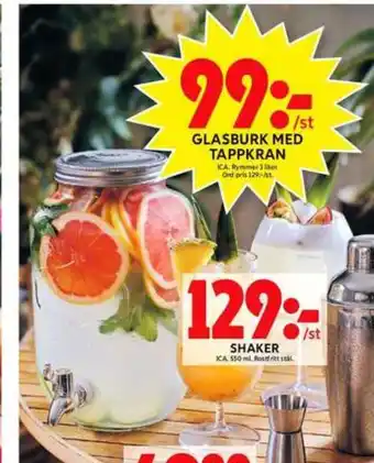 ICA Maxi Ica cook & eat tappkransbehållare erbjuda