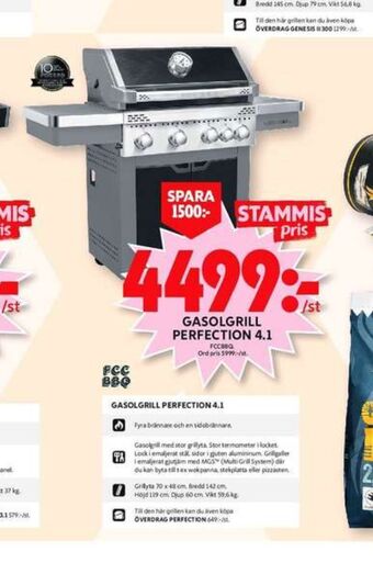 ICA Maxi Fcc bbq gasolgrill erbjuda