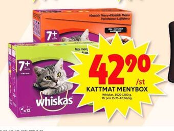 ICA Maxi Whiskas kattmat erbjuda