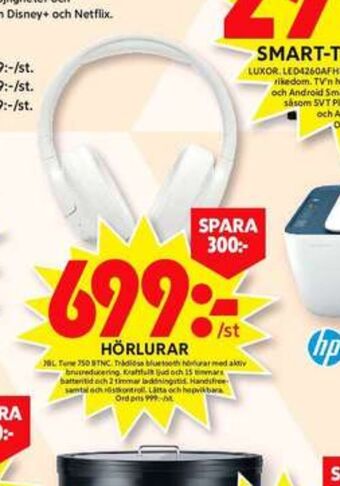 ICA Maxi Jbl headset erbjuda