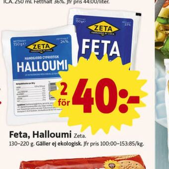 ICA Nära Zeta halloumi erbjuda