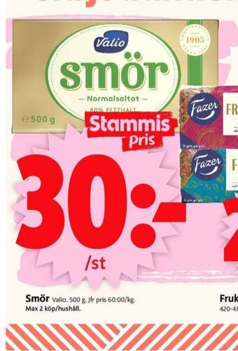 ICA Supermarket Valio smör erbjuda