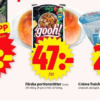 ICA Supermarket Gooh färdigrätter erbjuda