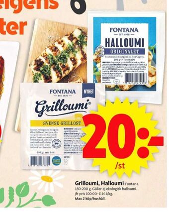 ICA Supermarket Fontana halloumi erbjuda