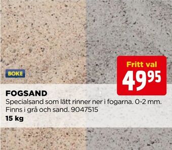 Jem&Fix Fogsand erbjuda