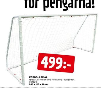 Jem&Fix Fotbollsmål erbjuda