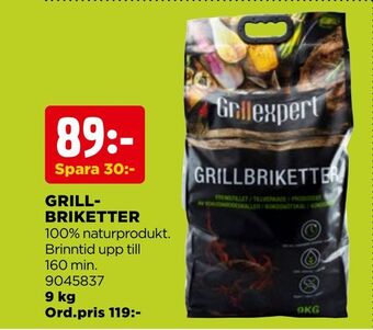 Jem&Fix Grillbriketter erbjuda