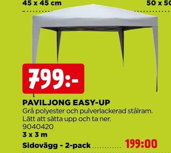 Jem&Fix Paviljong easy-up erbjuda