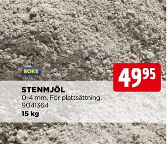 Jem&Fix Stenmjöl erbjuda