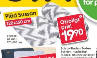 Rusta Pläd erbjuda