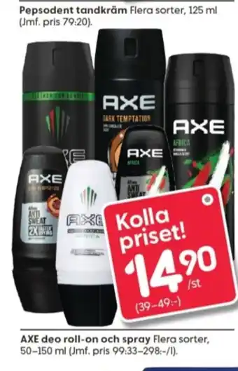 Rusta Axe Deodorant erbjuda