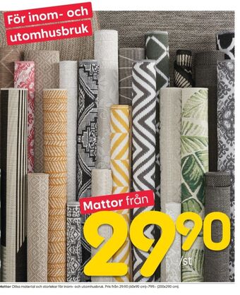 Rusta Mattor erbjuda