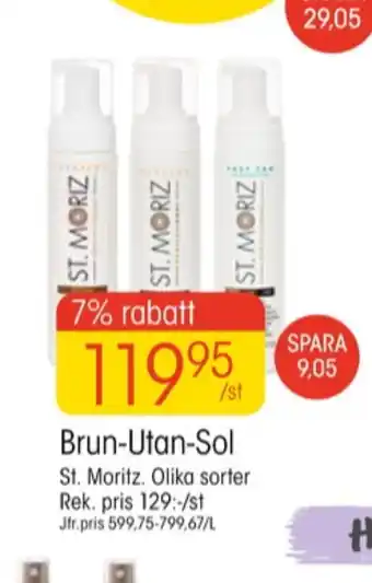 EKO St moritz brun utan sol erbjuda